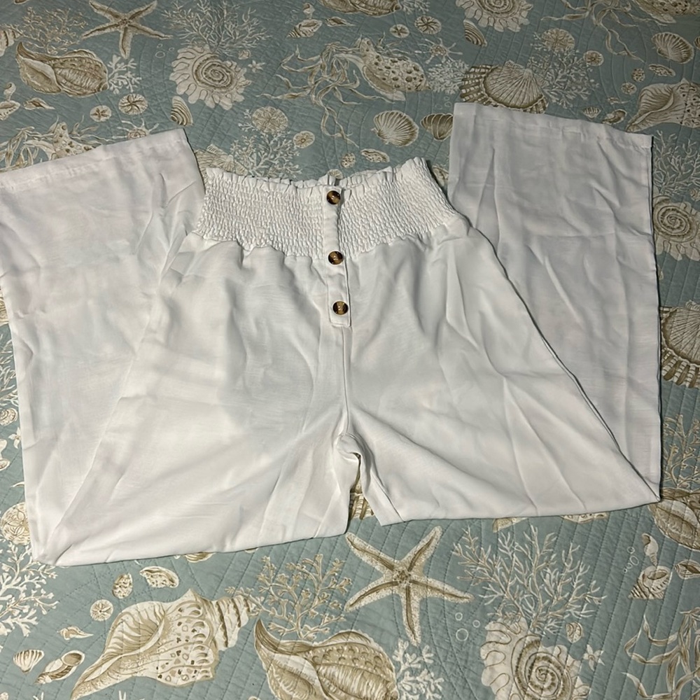 High waisted 100% Linen pants